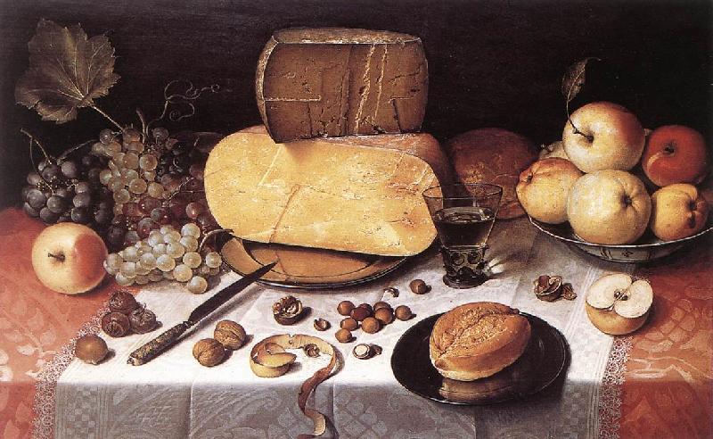 DIJCK, Floris Claesz van Still-life oow France oil painting art